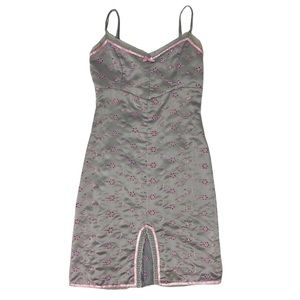 Vintage 90s Betsey Johnson Delicate Floral Lace Dress